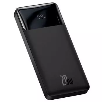 Портативный аккумулятор (Powerbank) BASEUS Bipow Digital Display, 10000 мА·ч, 4xUSB, 3А, Type-C, QC, PD, черный (PPBD050301)