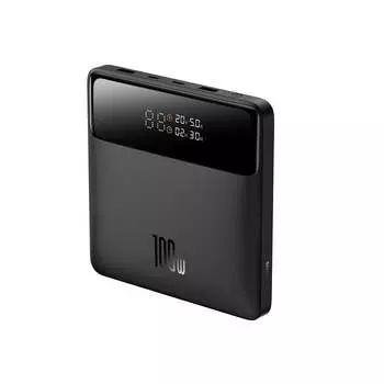 Портативный аккумулятор (Powerbank) BASEUS Blade, 20000 мА·ч, 2xUSB, Type-C, QC, PD, черный (PPBL000201)