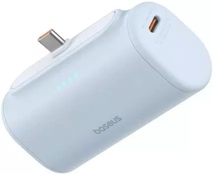 Портативный аккумулятор (Powerbank) BASEUS Compact Type-C, 5000 мА·ч, QC, синий (P10068306313-00)