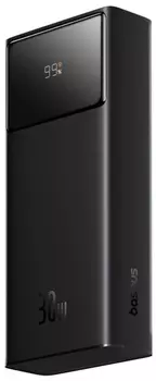 Портативный аккумулятор (Powerbank) BASEUS Star-Lord Digital Display, 20000 мА·ч, 2xUSB, Type-C, QC, PD, черный (P10022904113-00)