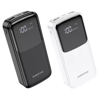 Портативный аккумулятор (Powerbank) Borofone BJ17A, 20000mAh, 2xUSB, 2.1A, черный (974443382693)