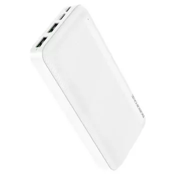 Портативный аккумулятор (Powerbank) Borofone BJ27A, 20 А·ч, 2xUSB, 2.1А, Type-C, QC, белый (6974443388022)