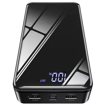 Портативный аккумулятор (Powerbank) Borofone BJ8, 30000 мА⋅ч (111 Вт⋅ч), 2xUSB, 2A, черный