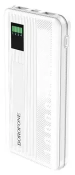 Портативный аккумулятор (Powerbank) Borofone BT32 Precious, 10000mAh, 2xUSB, 2A, белый