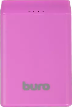 Портативный аккумулятор (Powerbank) Buro BP05B , 5000mAh, 2xUSB, 2.1A, фиолетовый (BP05B10PVL)