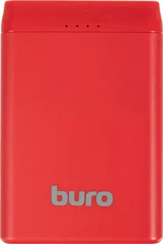Портативный аккумулятор (Powerbank) Buro BP05B , 5000mAh, 2xUSB, 2.1A, красный (BP05B10PRD)