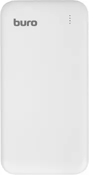 Портативный аккумулятор (Powerbank) Buro BP10E , 10000mAh, 2xUSB, 2.1A, белый (BP10E10PWH)