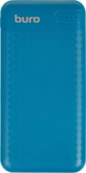 Портативный аккумулятор (Powerbank) Buro BP10G , 10000mAh, 1xUSB, 2.1A, Type-C, синий (BP10G10PBL)
