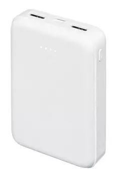 Портативный аккумулятор (Powerbank) Buro T4-10000, 10000 мА·ч, 2xUSB, 2А, белый (T4-10000-WT)