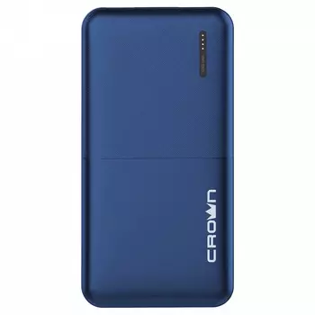 Портативный аккумулятор (Powerbank) Crown CMPB-604, 10000mAh, 2xUSB, 2.1A, синий (CM000003089)