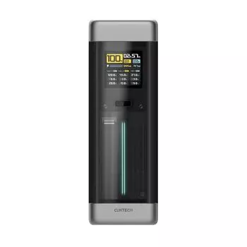 Портативный аккумулятор (Powerbank) CUKTECH 210W P+Series 2C1ANO.20), 25000 мА·ч, 3xUSB, 5.5А, Type-C, QC, PD, черный/серебристый (P23 (2C1A))
