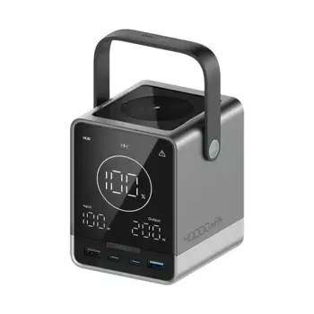 Портативный аккумулятор (Powerbank) CUKTECH P01CT, 40000 мА·ч, 4xUSB, Type-C, QC, PD, QI, серый (P01CT)