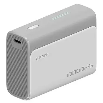 Портативный аккумулятор (Powerbank) CUKTECH PB100, 10000 мА·ч, 2xUSB, 3А, Type-C, серый (CUK0PB100DGR)