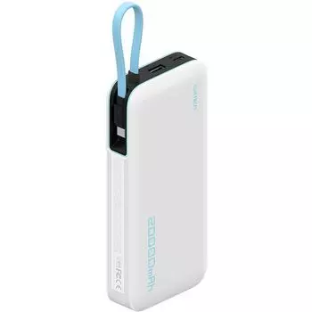 Портативный аккумулятор (Powerbank) CUKTECH PB200N, 20000 мА·ч, 3xUSB, 3А, Type-C, QC, белый (CUKP200NGLLG)