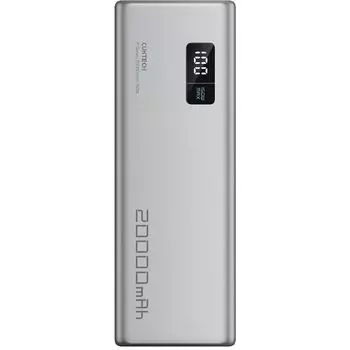 Портативный аккумулятор (Powerbank) CUKTECH PB200P, 20000 мА·ч, 3xUSB, 3А, Type-C, серый (CUKPB200GLBK)