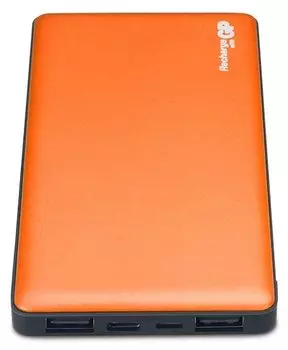 Портативный аккумулятор (Powerbank) GP MP10MA, 10000mAh, 2xUSB, 3A, Type-C, оранжевый (MP10MAO)