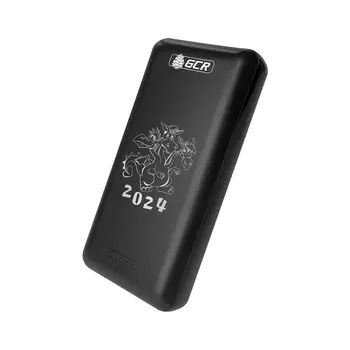 Портативный аккумулятор (Powerbank) Greenconnect, 10000 мА·ч, 2xUSB, 4.5А, Type-C, QC, PD, QI, черный (GCR-54773)
