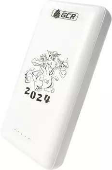 Портативный аккумулятор (Powerbank) Greenconnect 0, 10 А·ч, 2xUSB, 4.5А, Type-C, QC, PD, QI, белый (GCR-54774)