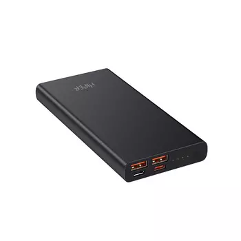 Портативный аккумулятор (Powerbank) HIPER CORE XL, 10000 мА·ч, 2xUSB, 2А, QC, черный (COREXL)