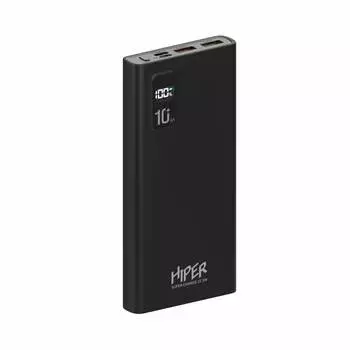 Портативный аккумулятор (Powerbank) Hiper Fast 10000, 10000mAh, 2xUSB, 5A, Type-C, QC, PD, черный (FAST 10000 BLACK)