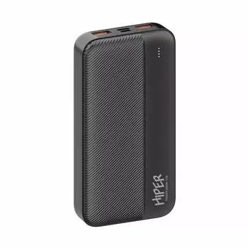 Портативный аккумулятор (Powerbank) HIPER SM20000, 20 А·ч, 2xUSB, 2.1А, черный (SM20000 BLACK)