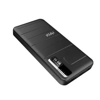 Портативный аккумулятор (Powerbank) HIPER STX 10000, 10000 мА·ч, 2xUSB, 3А, Type-C, QC, PD, черный (STX 10000)