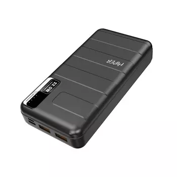 Портативный аккумулятор (Powerbank) HIPER STX 20000, 20000 мА·ч, 2xUSB, 3А, Type-C, QC, PD, черный (STX20000)