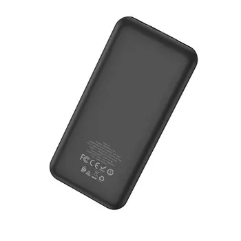 Портативный аккумулятор (Powerbank) Hoco J52 New joy , 10000mAh, 2xUSB, 2A, черный (718280)