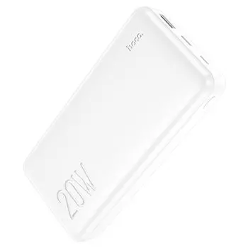 Портативный аккумулятор (Powerbank) Hoco J87A, 20000mAh, 1xUSB, Type-C, QC, PD, белый (6931474761040)