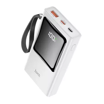 Портативный аккумулятор (Powerbank) Hoco Q4 Unifier, 10000mAh, 1xUSB, 3A, QC, PD, белый (746696)