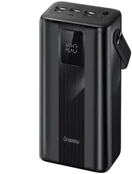Портативный аккумулятор (Powerbank) ITEL Maxpower 450PF, 45000 мА·ч, 6xUSB, 2.1А, QC, черный (1911948)