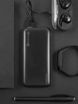 Портативный аккумулятор (Powerbank) mObility mt-14, 10000mAh, 2xUSB, 3A, QC, PD, черный