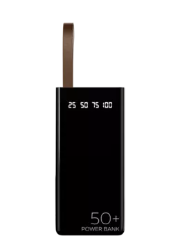 Портативный аккумулятор (Powerbank) More Choice PB60-50, 50 А·ч, 2xUSB, 2.1А, черный (PB60-50B)