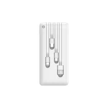 Портативный аккумулятор (Powerbank) Perfeo ABSOLUTE, 10000 мА·ч, 2.1А, Type-C, белый (PF_B4879)