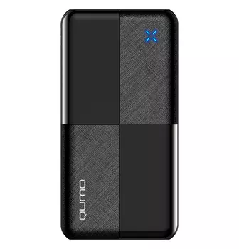 Портативный аккумулятор (Powerbank) Qumo PowerAid S10000, 10000mAh, 2xUSB, 2.1A, черный (30718)