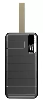 Портативный аккумулятор (Powerbank) Qumo PowerAid T6000, 30000 мА·ч, 4xUSB, 2.1А, черный (T6000)