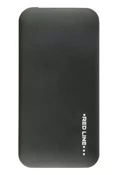Портативный аккумулятор (Powerbank) Red Line B8000, 8000mAh, 1xUSB, 2.4A, черный (УТ000010568)