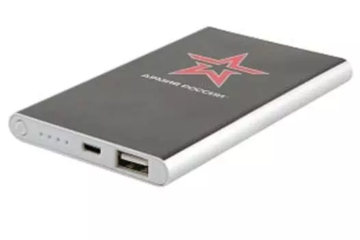 Портативный аккумулятор (Powerbank) Red Line J01 Армия России №14, 4000mAh, 1xUSB, 1A, серебристый (УТ000016667)