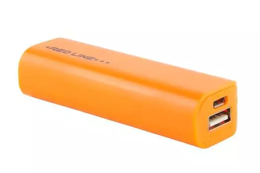 Портативный аккумулятор (Powerbank) Red Line R-3000, 3000mAh, 1xUSB, 1A, оранжевый (УТ000008708)