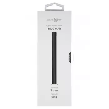 Портативный аккумулятор (Powerbank) Red Line RP-05 mini, 3000mAh, 1xUSB, 2.1A, черный (УТ000017340)
