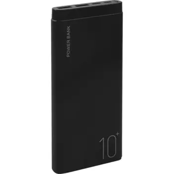 Портативный аккумулятор (Powerbank) Red Line RP-31, 10000mAh, 2xUSB, 2.1A, Type-C, черный (УТ000021518)