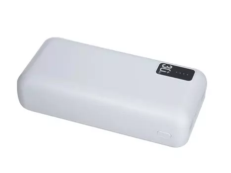 Портативный аккумулятор (Powerbank) Red Line RP-57, 30000mAh, 2xUSB, 2.1A, белый (УТ000033161)