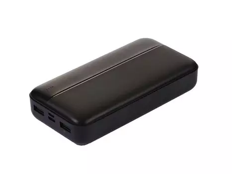Портативный аккумулятор (Powerbank) Red Line RP-62, 20000mAh, 2xUSB, 2.1A, QC, черный (УТ000033177)