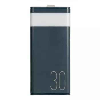Портативный аккумулятор (Powerbank) Remax RPP-320, 30000mAh, 3xUSB, 3A, Type-C, QC, синий (6954851243052)