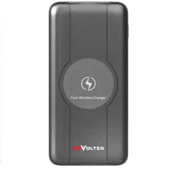 Портативный аккумулятор (Powerbank) ReVolter 10000Qi, 10000mAh, 1xUSB, 3A, Type-C, QC, QI, черный