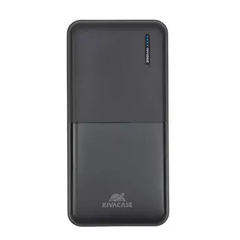 Портативный аккумулятор (Powerbank) RivaCase VA2190, 20000mAh, 2xUSB, 2.1A, Type-C, черный