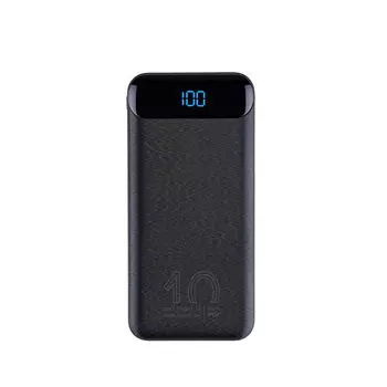 Портативный аккумулятор (Powerbank) RivaCase VA2540, 10000mAh, 2xUSB, 3A, Type-C, QC, PD, черный