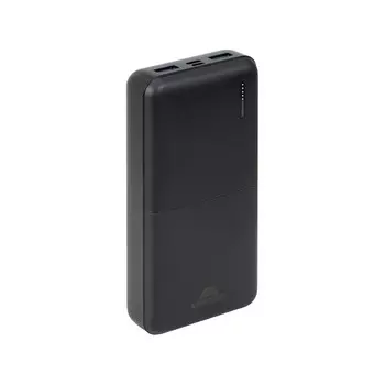 Портативный аккумулятор (Powerbank) RivaCase VA2572, 20000mAh, 2xUSB, 3A, Type-C, QC, PD, черный