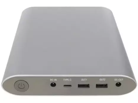 Портативный аккумулятор (Powerbank) Rombica NEO, 44000mAh, 2xUSB, 3A, Type-C, серебристый (PRO-400С)