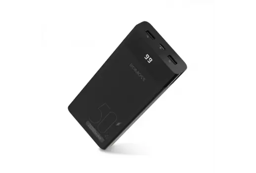 Портативный аккумулятор (Powerbank) Romoss PPD20, 20000mAh, 2xUSB, 3A, Type-C, QC, PD, черный